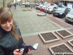 UhPorn presents: Fucking glasses - wannabe model gets fucked