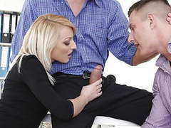 UhPorn presents: Office anal sex with bisex guys