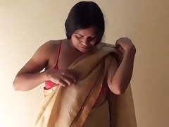 UhPorn presents: Desi aunty strip tease in shower