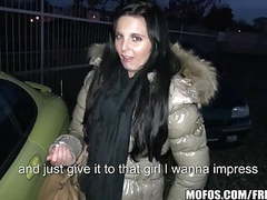 UhPorn presents: Public pickups - young czech exhibitionist fucks for cash
