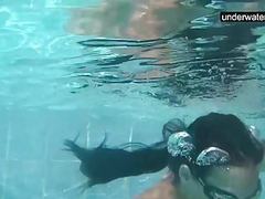 UhPorn presents: Submerged underwater with a dick inside her