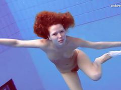 UhPorn presents: Matrosova hot ginger pussy in the pool