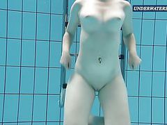 UhPorn presents: Bouncing tits in a blue dress