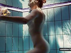 UhPorn presents: Hot big titted teen lera swimming in the pool