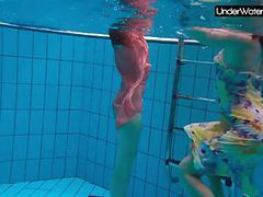 UhPorn presents: Bubarek and birtakik enjoy eachother in the pool