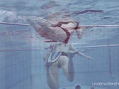 UhPorn presents: Roxalana chech in scuba diving in the pool