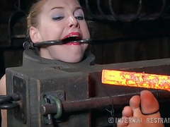 UhPorn presents: Foot torture for a pale blonde