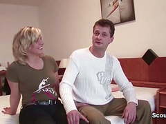 UhPorn presents: Mom and dad in first time privat porn casting for money