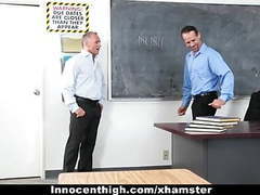 UhPorn presents: Innocenthigh- school girl fucks both her teachers