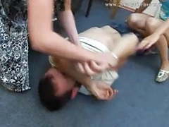 UhPorn presents: Two women fuck a young boy wf