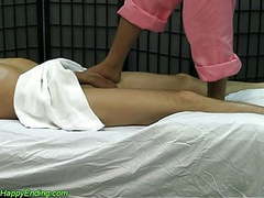 UhPorn presents: Hidden cam ashiatsu massage with foot.hand happy ending