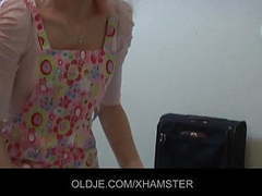 UhPorn presents: Old pervert man gets ridden by a young hotel maid