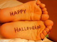 UhPorn presents: Halloween feet soles & toe rings