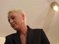 UhPorn presents: Short hair blonde fraulein boss