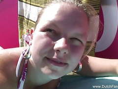 UhPorn presents: Chubby dutch fucked on the beach