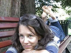 UhPorn presents: French barefeet hippy girl