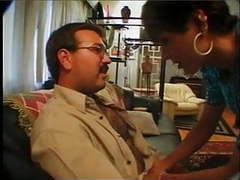 UhPorn presents: Husband caught by wife fucking a matured shemale and joins the fun