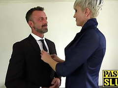 UhPorn presents: Submissive british cougar endures very rough sex session