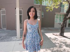 UhPorn presents: Bianca bangs with natural tits enjoys while getting fucked