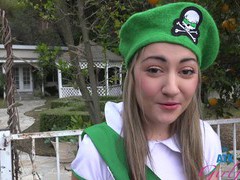UhPorn presents: Horny lily adams with natural tits enjoys while being fucked