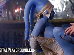 UhPorn presents: Aria alexander does a test on alessa savage & when she passes eva lovia celebrates by doing an orgy - digitalplayground