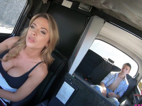 UhPorn presents: Lucky passenger fucks wet pussy of horny taxi driver shalina devine
