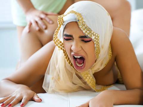 UhPorn presents: Muslim cutie with juicy tits babi star bends over and takes fat cock in her ass - hijab hookup