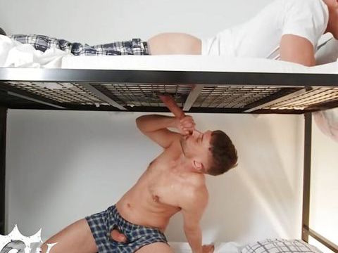 UhPorn presents: Malik delgaty & dale kuda try to be quiet as they get fucked so their stepdad doesn't hear them - twinkpop