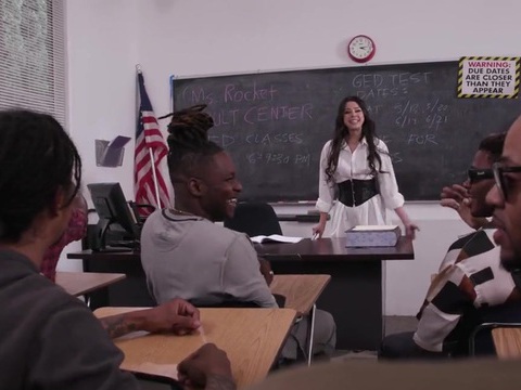 UhPorn presents: Hardcore interracial fucking in the office with a cum loving slut