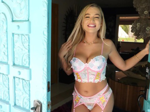 UhPorn presents: Video of horny blake blossom in lingerie teasing for a hard dick