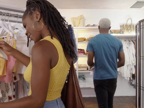 UhPorn presents: Bubble butt ebony hazel grace wants to be fucked in the closet