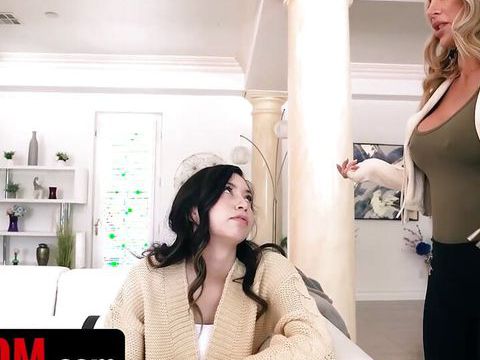 UhPorn presents: Hot step-mom pays debt by offering her wet pussy as payment - pervmom