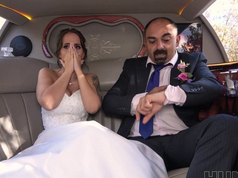 UhPorn presents: Busty bride jennifer mendez gets ass fucked in back of the limo