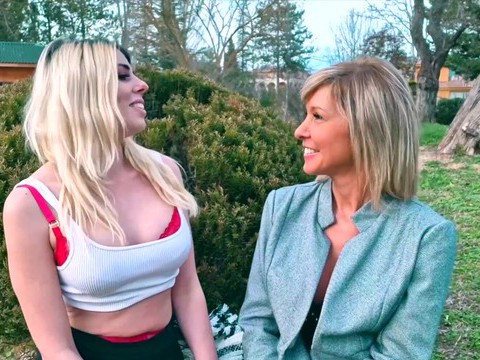 UhPorn presents: French blonde milf seeking for a threesome