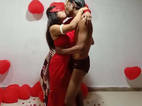 UhPorn presents: Loving indian couple celebrating valentines day with amazing hot sex