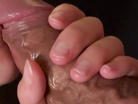 UhPorn presents: Close up - slow and wet blowjob until cum in mouth