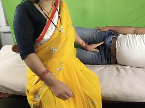 UhPorn presents: As soon as her husband left, bhabhi celebrated her wedding night with her brother-in-law