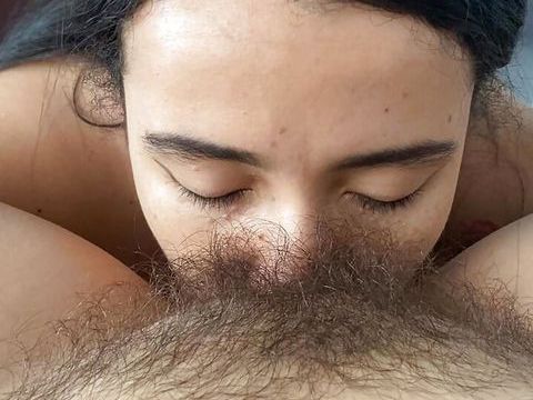 UhPorn presents: Sucking her delicious hairy pussy