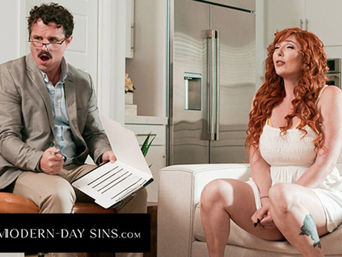 UhPorn presents: Modern-day sins - pervert therapist is obsessed with redhead milf lauren phillips's stunning body