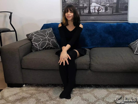 UhPorn presents: Skinny 18-year-old gets ass fucked on camera