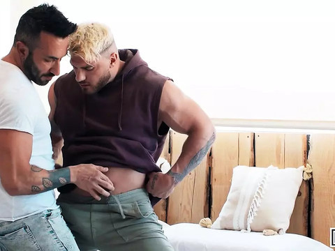 UhPorn presents: Men - eager johnny viper gets a mouthful of cum after william seed fucks his ass in doggystyle