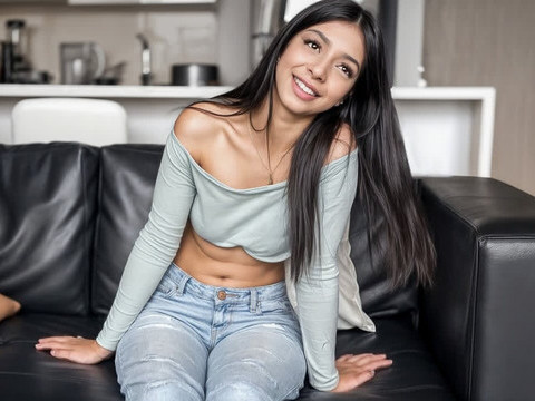 UhPorn presents: Cute 18yo latina tight pussy banged at amateur modeling casting