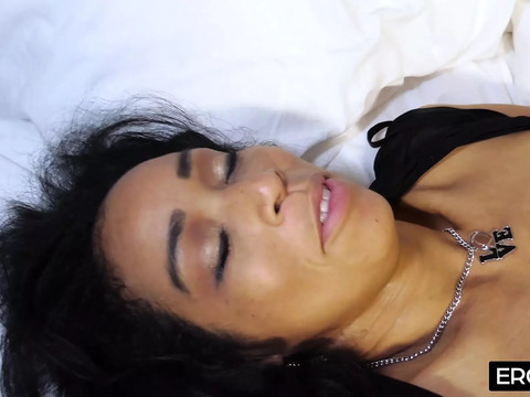UhPorn presents: Sexy black milf gets fucked hard by a thick bbc - she loves every deep thrust