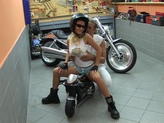 UhPorn presents: Motorbike teen samantha gets big tits fucked
