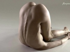 UhPorn presents: Stunningly fit teen bends her body in sexy ways