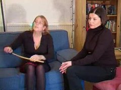 UhPorn presents: Young girl spanked and caned