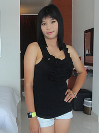 UhPorn presents: Stunning Thai babe with big puffy tits gets a creampie surprise