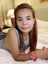 UhPorn presents: Adorable Thai teen with perfect tits and ass gets drilled by white traveler