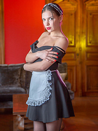 UhPorn presents: Sexy Maid Henessy betrays Natalie Starr and fucks boyfriend