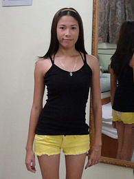 UhPorn presents: Super petite Filipina Kiana gets her tiny pussy crushed